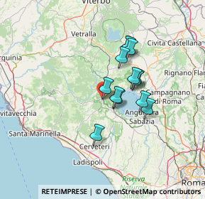 Mappa Via Vincenzo Tittoni, 00066 Manziana RM, Italia (10.54615)