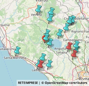 Mappa Via Vincenzo Tittoni, 00066 Manziana RM, Italia (17.1945)