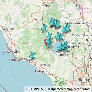 Mappa 00060 Manziana RM, Italia (12.4455)