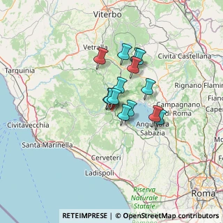 Mappa 00060 Manziana RM, Italia (9.485)