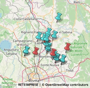 Mappa Via del Commercio, 00065 Fiano Romano RM, Italia (11.12421)