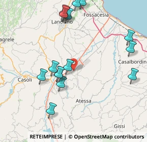 Mappa Contrada Piazzano, 66041 Atessa CH, Italia (9.52813)