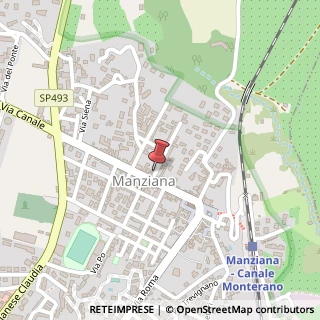 Mappa Via Giuseppe Garibaldi, 5, 00066 Manziana, Roma (Lazio)