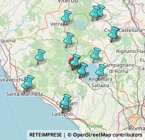 Mappa Via Giuseppe Garibaldi, 00066 Manziana RM, Italia (15.42833)
