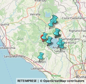 Mappa Via Giuseppe Garibaldi, 00066 Manziana RM, Italia (10.50154)