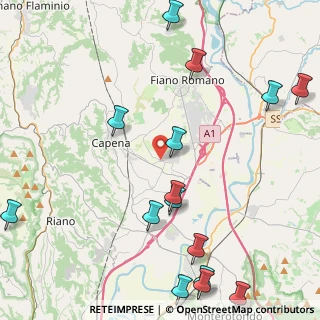 Mappa Via della Piana del Sasso, 00065 Fiano Romano RM, Italia (6.082)