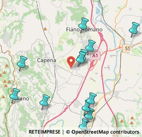 Mappa Via della Piana del Sasso, 00065 Fiano Romano RM, Italia (5.11333)