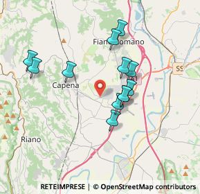 Mappa Via della Piana del Sasso, 00065 Fiano Romano RM, Italia (3.29)