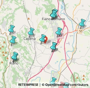 Mappa Via della Piana del Sasso, 00065 Fiano Romano RM, Italia (5.68056)