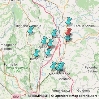 Mappa Via della Piana del Sasso, 00065 Fiano Romano RM, Italia (6.63429)
