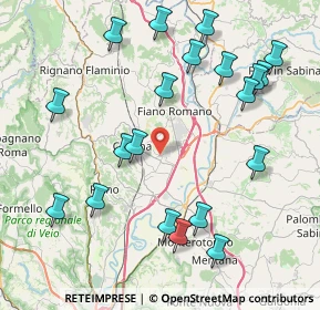 Mappa Via della Piana del Sasso, 00065 Fiano Romano RM, Italia (9.843)