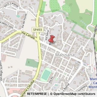 Mappa Corso Vittorio Emanuele, 170, 00066 Manziana, Roma (Lazio)