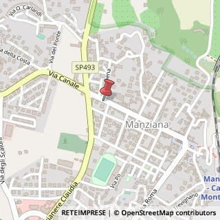 Mappa Corso Vittorio Emanuele, 139, 00066 Manziana, Roma (Lazio)