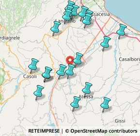 Mappa Via degli Orti, 66041 Atessa CH, Italia (8.945)