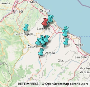 Mappa Via degli Orti, 66041 Atessa CH, Italia (9.75353)