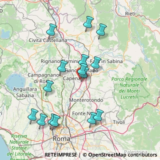 Mappa Via della Chimica, 00065 Fiano Romano RM, Italia (17.344)