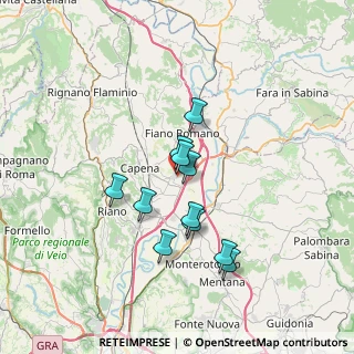 Mappa Via della Chimica, 00065 Fiano Romano RM, Italia (5.89091)