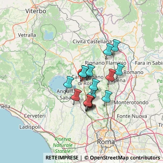 Mappa Strada del Casalino, 00063 Campagnano di Roma RM, Italia (10.5375)