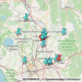 Mappa Via della Tecnica, 00065 Fiano Romano RM, Italia (14.88267)