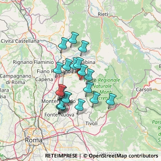Mappa CAP, 00010 Montelibretti RM, Italia (11.866)