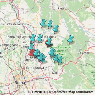 Mappa CAP, 00010 Montelibretti RM, Italia (10.979)