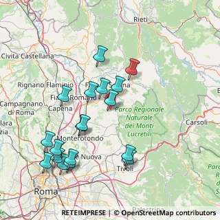 Mappa CAP, 00010 Montelibretti RM, Italia (17.345)