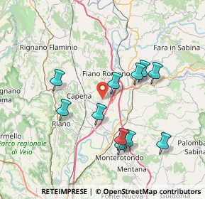 Mappa Via dell'Industria, 00065 Fiano Romano RM, Italia (7.40818)