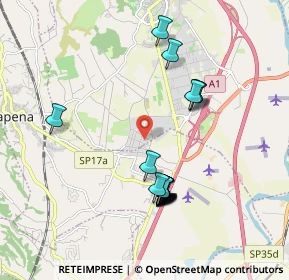 Mappa Via dell'Industria, 00065 Fiano Romano RM, Italia (1.89444)