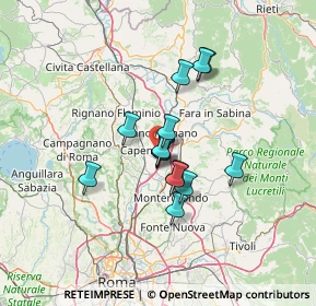 Mappa Via dell'Industria, 00065 Fiano Romano RM, Italia (10.36857)