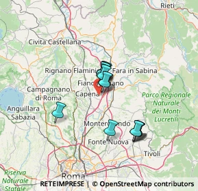 Mappa Via dell'Industria, 00065 Fiano Romano RM, Italia (9.62929)