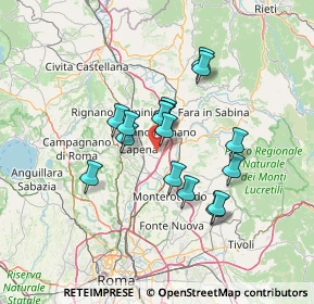 Mappa Via dell'Industria, 00065 Fiano Romano RM, Italia (11.3025)