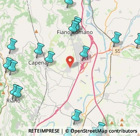 Mappa Via dell'Industria, 00065 Fiano Romano RM, Italia (6.4995)