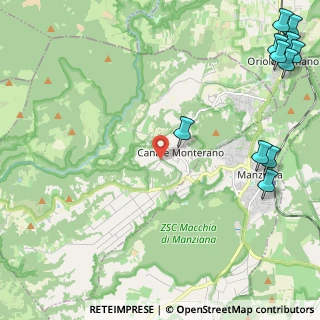 Mappa 00060 Canale Monterano RM, Italia (3.67364)