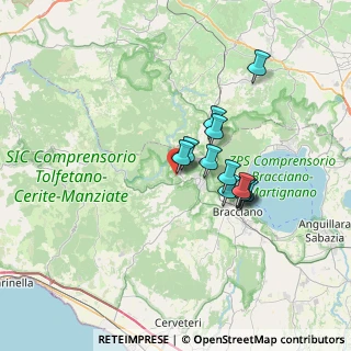 Mappa 00060 Canale Monterano RM, Italia (5.54833)