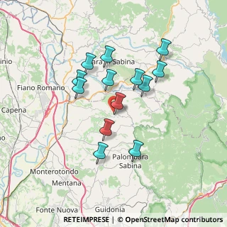 Mappa Via Tinello, 00010 Montelibretti RM, Italia (6.42154)