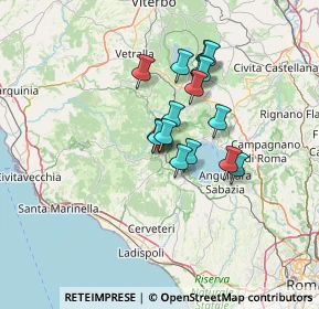 Mappa Via Ronciglione, 00066 Manziana RM, Italia (10.55063)