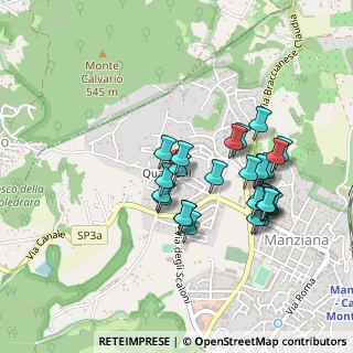 Mappa Piazza Antonio Valentini, 00066 Manziana RM, Italia (0.43929)