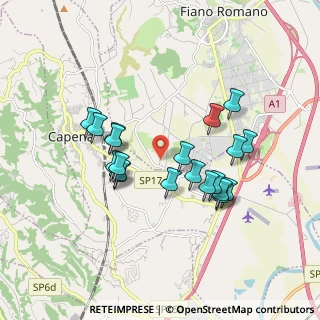 Mappa Via Del Sassone, 00065 Capena RM, Italia (1.717)