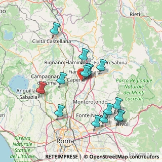 Mappa Via Del Sassone, 00065 Capena RM, Italia (15.61)