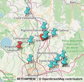 Mappa 00065 Capena RM, Italia (15.61)