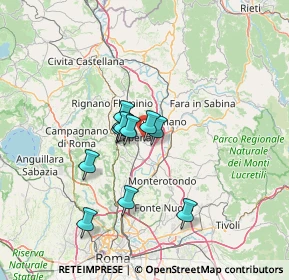 Mappa 00065 Capena RM, Italia (10.54545)