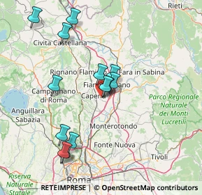 Mappa 00065 Capena RM, Italia (15.30769)
