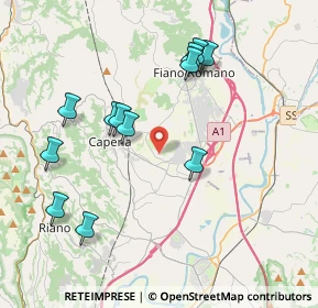 Mappa Via Del Sassone, 00065 Capena RM, Italia (4.20333)