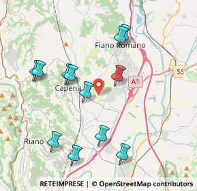 Mappa Via Del Sassone, 00065 Capena RM, Italia (4.265)