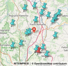 Mappa Via Del Sassone, 00065 Capena RM, Italia (9.84)