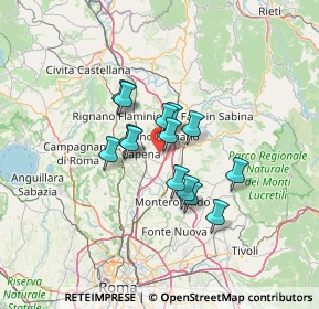 Mappa CAP, 00065 Fiano Romano RM, Italia (9.66071)