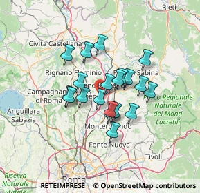 Mappa CAP, 00065 Fiano Romano RM, Italia (10.3745)