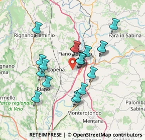 Mappa CAP, 00065 Fiano Romano RM, Italia (6.39316)