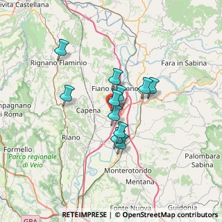 Mappa CAP, 00065 Fiano Romano RM, Italia (5.22818)