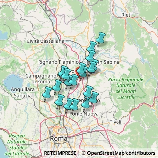 Mappa Strada Variante Provinciale, 00065 Fiano Romano RM, Italia (10.522)